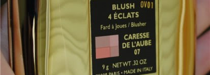 Мои персики - румяна Blush 4 Eclats от Guerlain №07 Caresse de L'aube