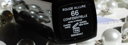 Покупки семейства Chanel - Chanel Rouge Allure Lip color # 66 и Chanel Rouge Allure Laque  # 707
