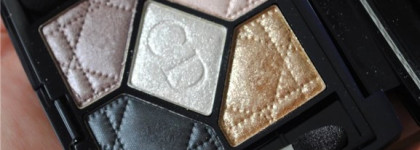 Пятицветная лимитированная палетка теней из Рождественской коллекции Dior - Dior 5 Couleurs Colour Eyeshadow Palette 644 Golden Snow