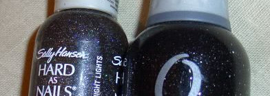 Темная сторона. Лаки для ногтей ORLY №40637 Goth и Sally Hansen №25 Night lights