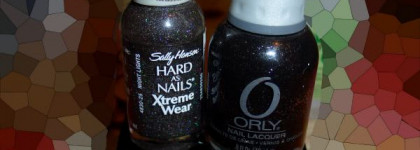 Темная сторона. Лаки для ногтей ORLY №40637 Goth и Sally Hansen №25 Night lights