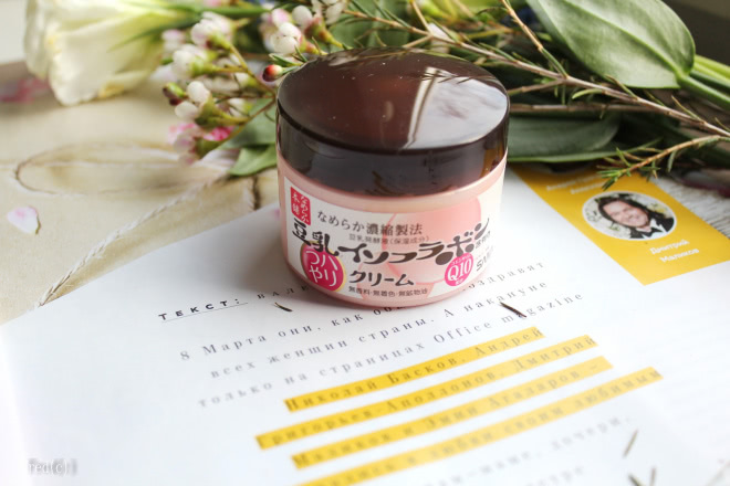 Sana. Soy Milk Haritsuya Cream Q10. Отличный опыт с японцем