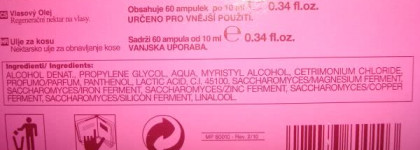 Реструктурирующий нектар для волос «Olio Mineralizzante» Selective Protek