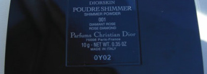 Его сиятельство - Diorskin poudre shimmer 001 Diamant rose