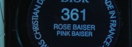 Немножко прохлады для жаркого лета - Rouge Dior 361 Rose Baiser Pink Baiser