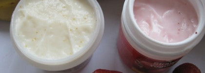 Сладкая парочка- SkinFood Banana yogurt mask, Cosline Strawberry Yogurt Pack Review