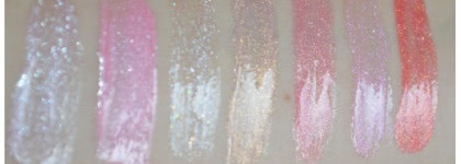 Несколько моих блесков из серии El Corazon Glamour Shine Lipgloss оттенки  SH13, SH15, SH50, SH57, SH65, SH501, SH503