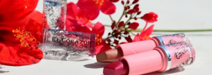 El Corazon Professional Collection Lipstick № 34 и № 46  Лед и пламя