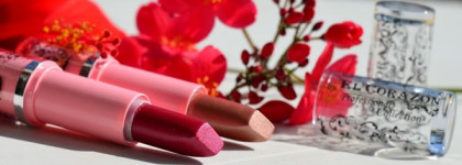 El Corazon Professional Collection Lipstick № 34 и № 46  Лед и пламя