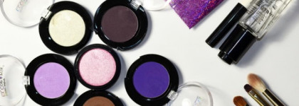 Новогодний макияж с глиттером №1