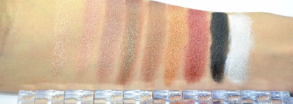 Минеральные тени Bellapierre cosmetics 9 stack Свотчи и макияж