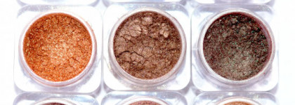 Минеральные тени Bellapierre cosmetics 9 stack Свотчи и макияж