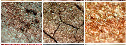 Минеральные тени Bellapierre cosmetics 9 stack Свотчи и макияж