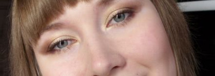 Золотистый макияж с помощью Nouba Quattro № 621