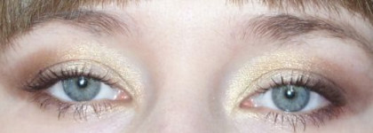 Золотистый макияж с помощью Nouba Quattro № 621