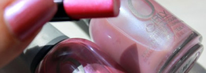 Помада Shiseido Shimmering Rouge РК 407 и дуэт Orly Sugar Plum 40383 + Orly Bongo Beat 40692