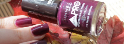 Лаки  Rimmel lycra PRO №410 Trend Spotting и Rimmel 60 seconds №600 Deliciously Dark