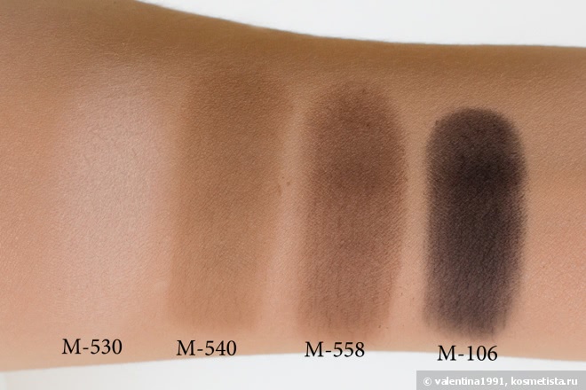 Тени для век Make Up For Ever Artist Shadow M-530, M-540, M-558, M-106