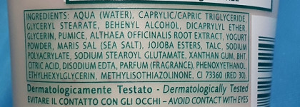 Привет из Италии. Geomar Delicate Creamy Scrub with White Pumice and Organic Altea Flower