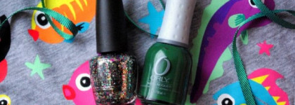 Orly "Wandering Vine" & OPI "Rainbow Connection"