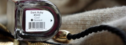 Самый любимый цвет. Не самый любимый лак. CND Dark ruby #540