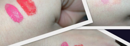 Oh, my God! It's perfect! Yves Saint Laurent Rouge Pur Couture Vernis a Levres Glossy Stain(12 Corail fauve и 15 Rose vinyl)