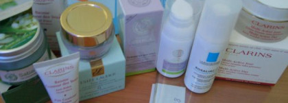 Кремы для лица : Natura Siberica и Sabai- arom  Jasmine and Aloe Vera и La Roch-Posay