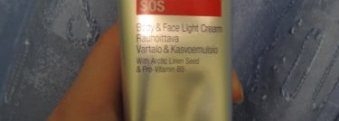 Lumene Sensitive Touch sos body & face light cream