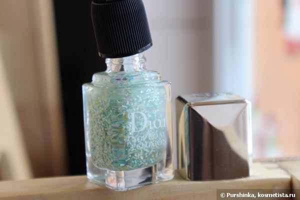 Весенний дуэт - YSL La Laque Couture 36 Vert D'Orient и Dior Top Coat Eclosion 001 Blossoming Top Coat