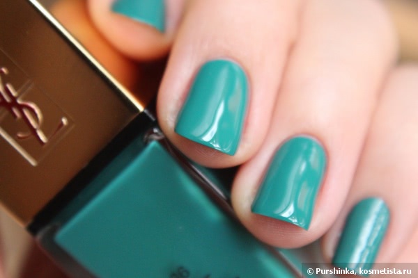 Весенний дуэт - YSL La Laque Couture 36 Vert D'Orient и Dior Top Coat Eclosion 001 Blossoming Top Coat