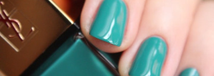 Весенний дуэт - YSL La Laque Couture 36 Vert D'Orient и Dior Top Coat Eclosion 001 Blossoming Top Coat