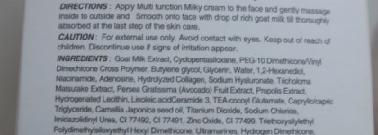 The Skin House Imperial Goat Milk Cream