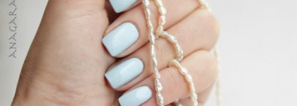 Зима-холода и совсем не грязно-серое настроение. Nubar «baby blue» #252