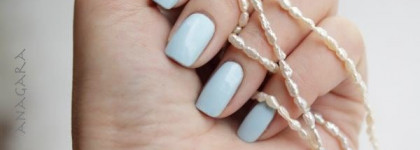 Зима-холода и совсем не грязно-серое настроение. Nubar «baby blue» #252