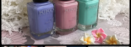 Цветотерапия вместе с Kiko make up Milano nail lacquer #389, 338 и 376