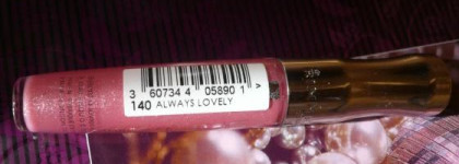 Весеннее кокетство с блеском для губ Rimmel Stay Glossy 140 always lovely