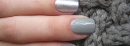 Sally Hansen Hard As Nails Xtreme Wear  nail color Celeb City 220 и Wet Cement 460