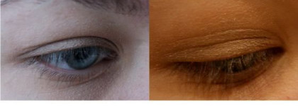 Guerlain Ombre Eclat 1 Couleur #101 Sable Blond & Guerlain Ombre Eclat Duo & Liner #383 L'Heuere de Nuit