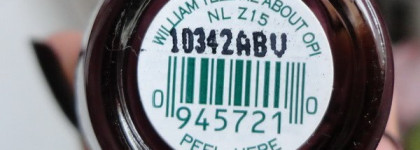 Спелая черешня от O.P.I William Tell Me About Opi (NL Z15)