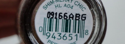 Шоколадка с фольгой от O.P.I Shim-Merry Chic (HL A04)