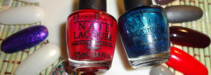 Малютки O.P.I Be a Dahlia Won't You? (NL S40) и O.P.I Yodel Me On My Cell (NL Z20)