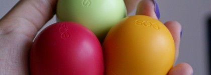 Бальзамы для губ Eos и Carmex