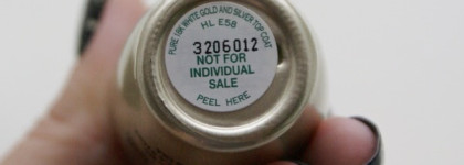 OPI Nail Lacquer "Pure 18k White Gold&Silver Top Coat" HL E58