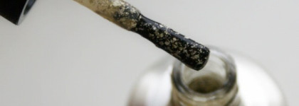 OPI Nail Lacquer "Pure 18k White Gold&Silver Top Coat" HL E58