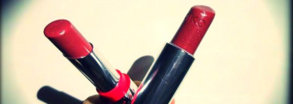 Две бюджетные "итальянки": помады Kiko Cristal Sheer Glossy 414 и Pupa Miss Pupa 602