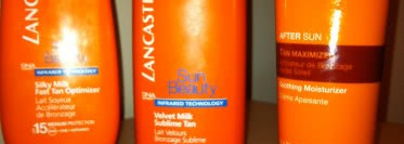 Красивый загар вместе с Lancaster, маслом Garnier  и кремом для лица La Roshe-Posay