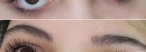 Преображение ресниц с тушью YSL Volume Effet Faux Cils Noir Radical