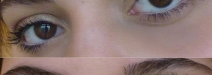 Преображение ресниц с тушью YSL Volume Effet Faux Cils Noir Radical