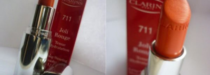 Капризная Мадемуазель - Clarins Joli Rouge Tenue Hydratation Long-Wearing Moisturizing Lipstick ( # 711)