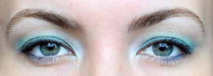 Бюджетная бирюза от Pupa 4 Eyes оттенок 01